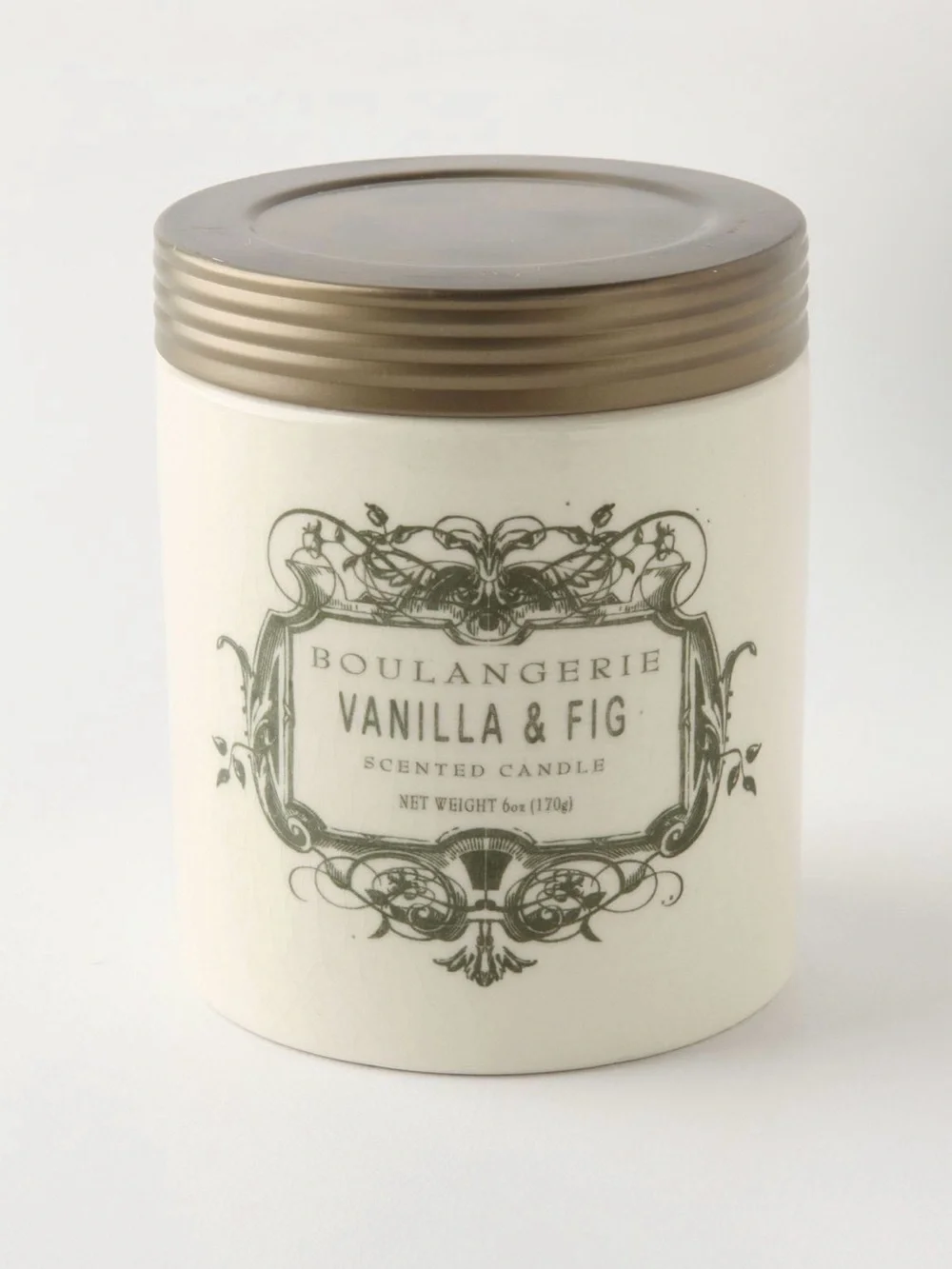 Anthropologie Boulangerie Vanilla & Fig Jar Candle